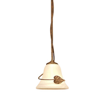 Leaf One Light Pendant in Pompeii Gold (57|115708)