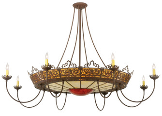 Stanley 18 Light Semi-Flushmount in Cafe Noir (57|115675)
