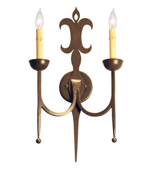 San Simone Two Light Wall Sconce in Gilded Tobacco (57|115592)