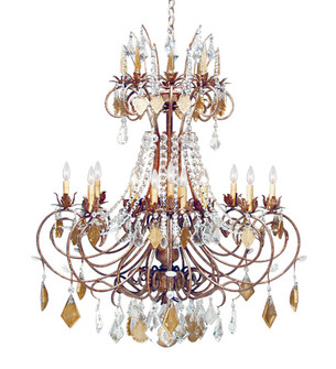 Minuet 16 Light Chandelier in Pompeii Gold (57|115456)