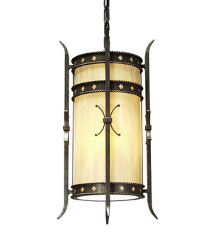 Stanza Three Light Pendant in Gilded Tobacco (57|115341)