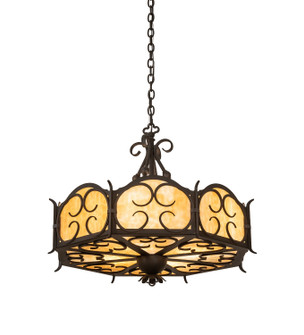 Radha Four Light Pendant in Chestnut (57|115332)