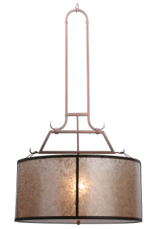 Cilindro One Light Inverted Pendant in Cafe-Noir (57|115195)