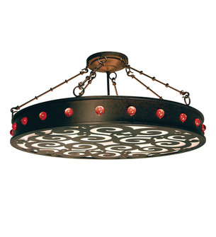 Jules 16 Light Semi-Flushmount in Cajun Spice (57|115172)