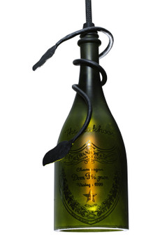 Personalized One Light Mini Pendant in Textured Black (57|115129)