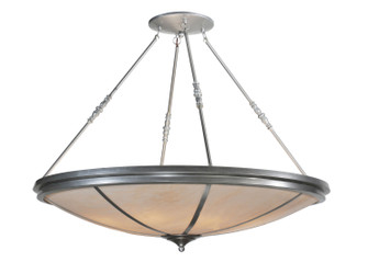 Commerce Eight Light Semi-Flushmount in Nickel (57|114904)
