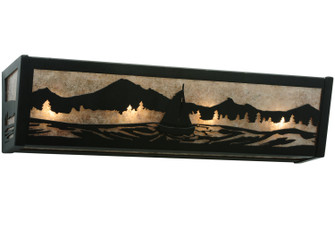 Sailboat Four Light Vanity in Textured Black (57|114616)