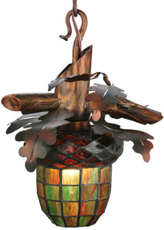 Acorn Branch One Light Mini Pendant in Lt Burnished Transparent Copper (57|114331)