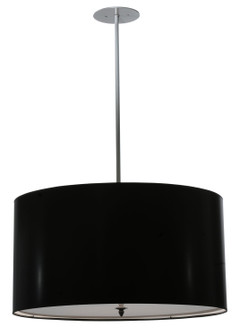 Cilindro Four Light Pendant in Black Metal,Brushed Nickel (57|113851)