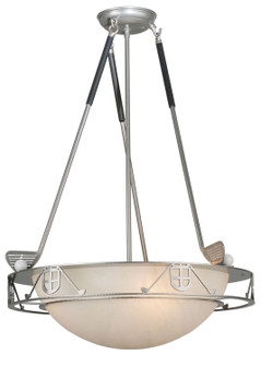 Golf Four Light Inverted Pendant in Nickel (57|113230)
