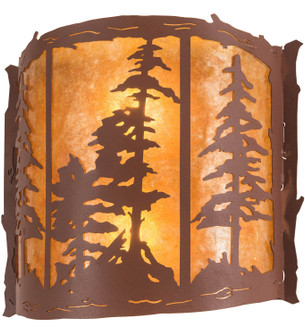 Tall Pines Two Light Wall Sconce in Rust (57|113012)