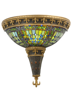 Fleur-De-Lis LED Wall Sconce in Mahogany Bronze And Nu Gold (57|112979)
