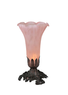 Pink Pond Lily One Light Accent Lamp in Mahogany Bronze (57|11241)