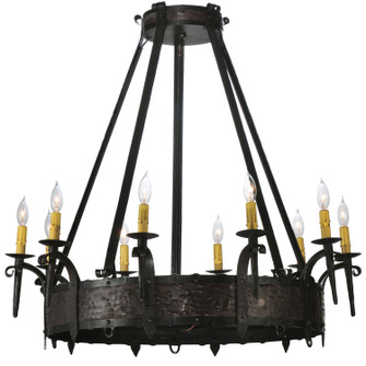 Costello Ten Light Chandelier in Costello Black (57|112388)