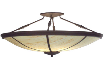 Commerce Four Light Semi-Flushmount in Cafe Noir (57|112356)