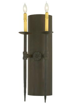 Warwick Two Light Wall Sconce in Costello Black (57|112085)