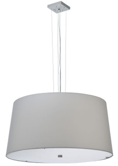 Cilindro Four Light Chandelier in Nickel Powder Coat (57|111796)