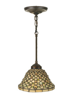 Diamond & Jewel One Light Mini Pendant in Mahogany Bronze (57|111706)