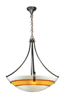 Metro Fusion Four Light Inverted Pendant in Craftsman Brown (57|111186)