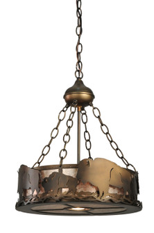 Buffalo Three Light Pendant in Antique Copper (57|110643)