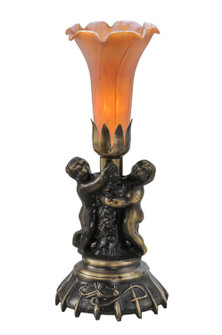 Amber One Light Mini Lamp in Antique Brass (57|11021)
