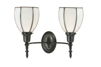 Borough Hall Two Light Wall Sconce in Craftsman Brown (57|109136)