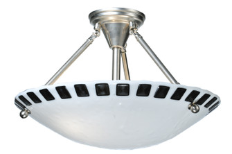 Metro Fusion Two Light Semi-Flushmount in Nickel (57|109062)