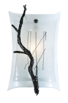 Metro Fusion One Light Wall Sconce in Black Metal (57|108602)