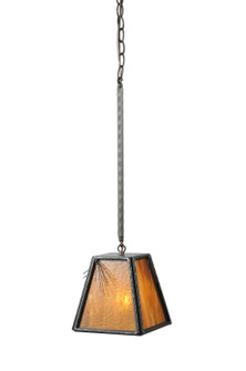 Lone Pine Needle One Light Mini Pendant in Timeless Bronze (57|108586)
