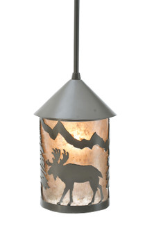 Lone Moose One Light Mini Pendant in Timeless Bronze (57|108462)