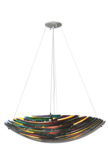 Penna Di Pavone Four Light Pendant in Brushed Nickel (57|108069)