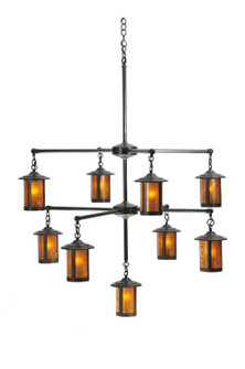 Fulton Nine Light Chandelier in Craftsman Brown Craftsman Brown (57|107194)