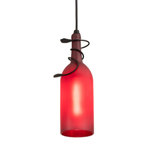 Tuscan Vineyard One Light Mini Pendant in Textured Black (57|106941)