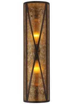 Saltire Craftsman Two Light Wall Sconce in Mahogany Bronze (57|106559)