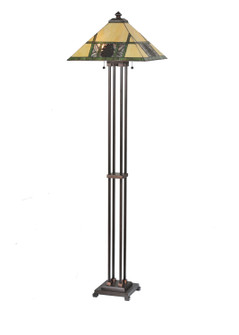 Pinecone Ridge Two Light Floor Lamp in Mahogany Bronze (57|106488)
