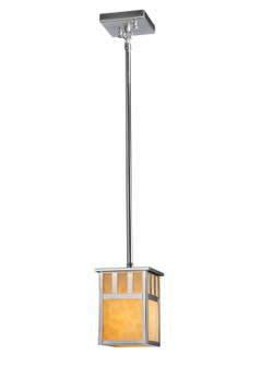 Double Bar Mission One Light Mini Pendant in Brushed Nickel (57|106392)