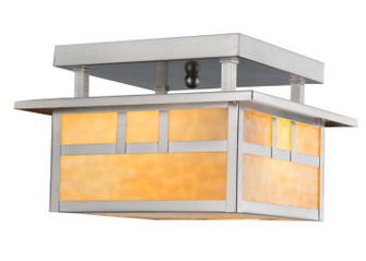 Double Bar Mission Two Light Flushmount in Brushed Nickel (57|106382)