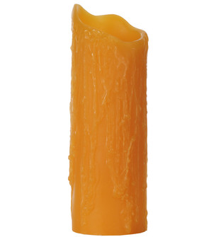 Poly Resin Candle Cover in Honey Amber (57|104891)