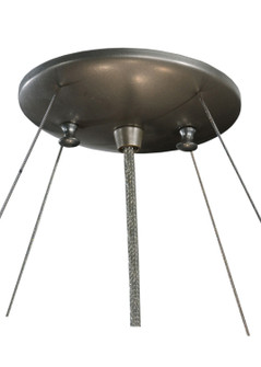 Metro Four Light Inverted Pendant Hardware in Brushed Nickel (57|104580)