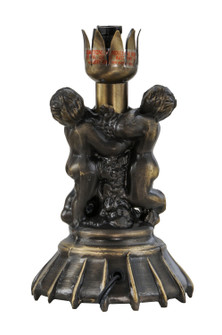 Pond Lily One Light Table Base in Antique Brass (57|10170)