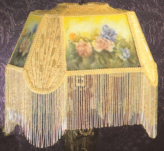 Reverse Painted Shade in Ivory/Ivory (57|10109)