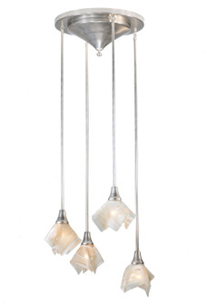 Handkerchief Four Light Pendant in Brushed Nickel (57|100000)