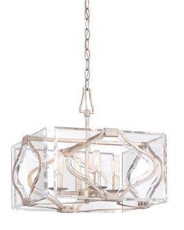 Brenton Cove Four Light Convertible Semi Flush Mount/Pendant in Gold Mist Gold Leaf (29|N7764683) Brenton Cove Four Light Convertible Semi Flush Mount/Pendant in Gold Mist Gold Leaf (29|N7764683)