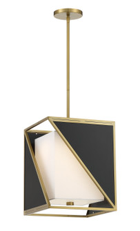 Aspect LED Pendant in Coal And Soft Brass (29|N7532726L)