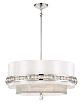 Sutton by Robin Baron Four Light Pendant in Polished Nickel (29|N7384613)