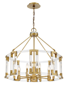 Prima Vista Eight Lights Chandelier in Aged Antique Brass (29|N7358790)