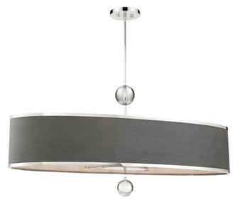 Luxour Six Light Island Pendant in Polished Nickel (29|N7329613)