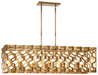 Coronade Ten Light Island Pendant in Pandora Gold Leaf (29|N6778293)