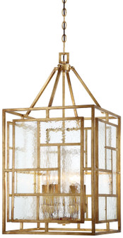 Edgemont Park Six Light Pendant in Pandora Gold Leaf (29|N6476293)