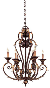 Zaragoza Six Light Chandelier in Golden Bronze (29|N6235355)